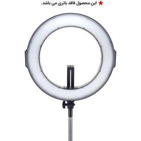 تصویر رینگ لایت مدل RL-21 (اصل) ا Ring light model RL-21 with tripod (original) Ring light model RL-21 with tripod (original)