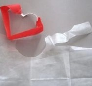 تصویر ست هد بند و پیش بند یکبار مصرف-پک اقتصادی بسته 500 تایی 