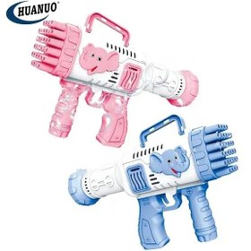 تصویر حباب ساز تفنگی باطری خور بازوکا BAZOOKA BUBBLES GUN TOY ITEM NO _ 3002