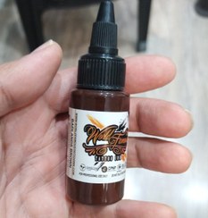 تصویر رنگ تمرین تاتو 30 میل قهوه ای تیره 