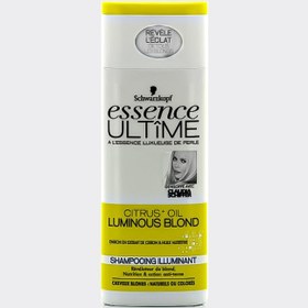 تصویر شامپو درخشان کننده موهای بلوند شوارتسکف مدل Schwarzkopf essence Ultime Luminous Blond shampoo 