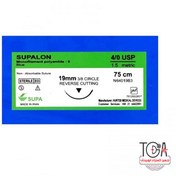 تصویر نخ جراحی سوپا نایلون 4/0 (4.0) کات سوزن 19 (بسته 36 عددی) 