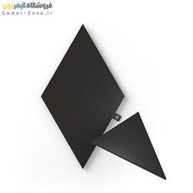 تصویر پک توسعه دهنده پنل روشنایی مثلثی مشکی هوشمند نانولیف لیمیتید ادیشن Nanoleaf Shapes Limited Edition Ultra Black Triangles Expansion Pack (3 Panels) 