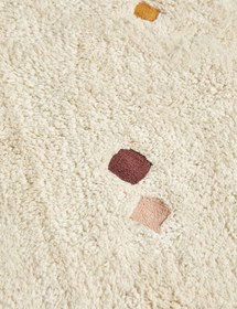 تصویر رختخواب کودک با طرح باقلوا رنگی از برند زارا 