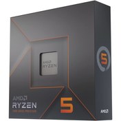 تصویر پردازنده کامپیوتر ای ام دی مدل Ryzen 5 7600X Box AMD Ryzen 5 7600X Box Computer Processor