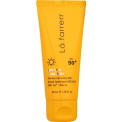 تصویر كرم ضد آفتاب و ضد لک لافارر پوست خشک و معمولی بی رنگ  40 میل LaFarrerr Normal to Dry Skin Anti Spot Sunscreen Cream SPF50