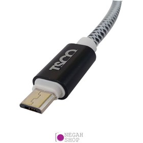 تصویر کابل تبدیل پاوربانکی تسکو مدل TC 51N طول 0.2 متر ا TSCO TC 51N USB to microUSB Cable 0.2m TSCO TC 51N USB to microUSB Cable 0.2m