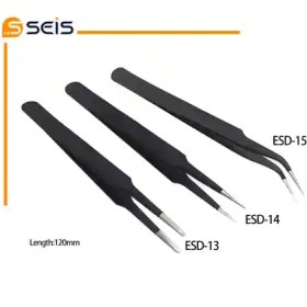 تصویر پنس سرکج Tweezers Esd-15 