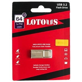 تصویر فلش مموری 64 گیگ Lotous L712 lotous L712 64GB Usb3.2