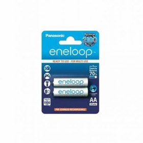 تصویر باتری قلمی قابل شارژ پاناسونیک مدل Eneloop Lite بسته 2 عددی Panasonic Eneloop Lite Rechargeable AA Battery Pack of 2