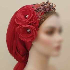 تصویر توربان مجلسی قرمز 