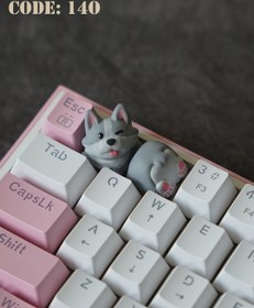 تصویر کیکپ هنری طرح کرگی دوبل 