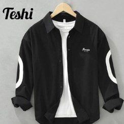 تصویر پیراهن کتان مشکی 