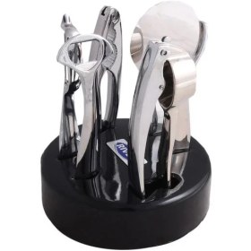 تصویر ست ابزار 7پارچه پایه مشکی ریور کد 8502 