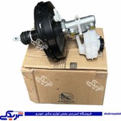 تصویر بوستر ترمز پژو روا ۹ اینچ ABS چدنی با پمپ آماتاصمد 