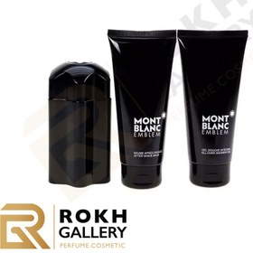 تصویر ست هدیه عطر مون بلان امبلم مردانه - Mont Blanc Emblem Gift Set 