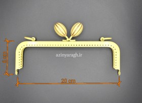 تصویر دهانه دوختی رنگی - زرد 