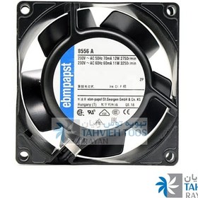تصویر فن تک فاز کامپکت-محوری ebmpapst سری AC سایز 38*80*80 mm مدل 8556A 