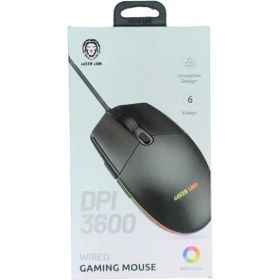 تصویر ماوس گیمینگ گرین لاین Green Lion Wired Gaming Mouse 