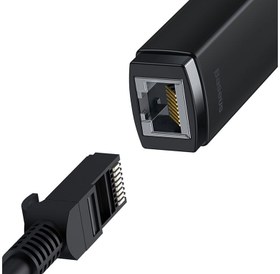 تصویر مبدل یواس‌بی به پورت شبکه بیسوس Baseus Ethernet Adapter USB to RJ45 LAN Port WKQX000001 