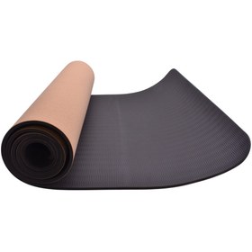 تصویر تشک یوگا گلدن استار چوب پنبه ای 2025 