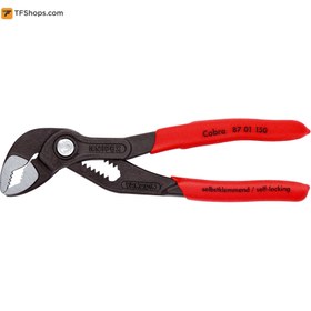 تصویر انبر کلاغی کبری کنیپکس مدل 8701150 سایز 150 میلی متر Cobra® High-Tech Water Pump Pliers