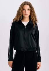 تصویر ژاکت کش باف پشمی زنانه دیفکتو defacto 