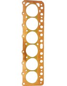 تصویر واشر سرسیلندر مسی نسوز تقویت شده مناسب برای تویوتا لندکروز ۲ اف و ۳ اف - دو طرف نسوز تقویت شده (۳ لایه) 2f_3f toyota