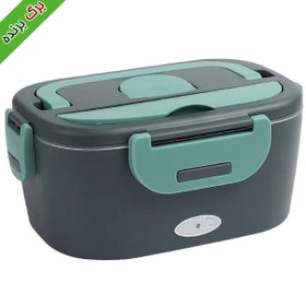 تصویر ظرف غذا برقی به همراه کابل برق 220 ولت و فندکی ظرفیت 1500 میلی لیتر LUNCH BOX ELECTRIC 1500ML