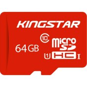 تصویر کارت حافظه microSDHC کینگ استار مدل 580X کلاس 10 استاندارد UHS-I U1 ظرفیت 64 گیگابایت 