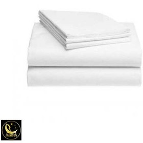 تصویر ملحفه تترون سفید 