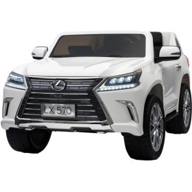 تصویر ماشین شارژی کودک برند لکسوس مانیتوردار مدل lx570 Lexus lx570 baby chargi car