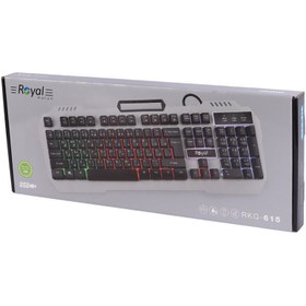 تصویر کیبورد گیمینگ رویال RKG-615 Royal RKG-615 Gaming Keyboard