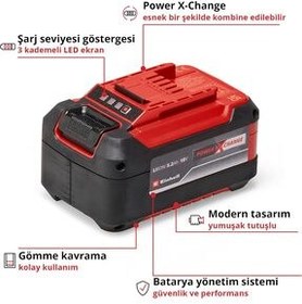 تصویر باتری 18V 5.2 AH POWER X CHANGE PLUS 4511437 آینهل Einhell 