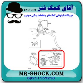 تصویر پمپ هیدرولیک تويوتا FJ کروز برند اصلی تویوتا جنیون با تضمین اصالت 