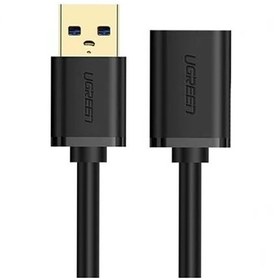 تصویر کابل افزایش طول USB 3.0 یوگرین مدل US129 طول 1 متر مشکی شارژر موبایل یوگرین