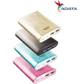 تصویر شارژر همراه ای دیتا مدل PV110 با ظرفیت 10400 میلی آمپر ساعت Adata PV110 10400 mAh Power Bank