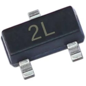 تصویر ترانزیستور MMBT5401 smd کد 2L پکیج SOT-23 (بسته 20 عددی) 