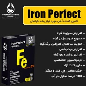 تصویر کلات آهن پودری-شمشاد شیمی Iron Perfect Fe-EDDA