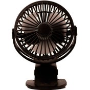 تصویر پنکه رو میزی و گیره دار مدل Q10 