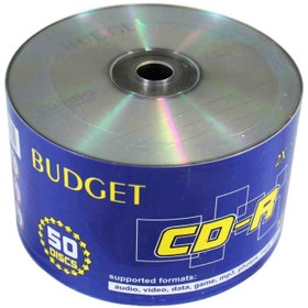 تصویر CD خام باجت BUDGET بسته 50 عددی بدون پک 