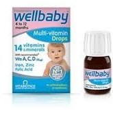 تصویر قطره مولتی ویتامین 30میل +4ماه ول بیبی Wellbaby Wellbaby