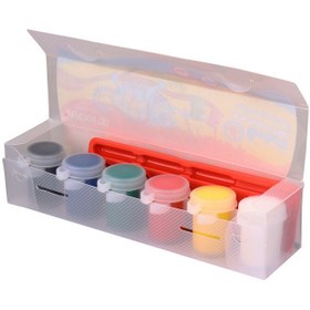 تصویر گواش 6 رنگ آریا Arya 4009 Arya 4009 gouache