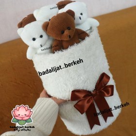 تصویر بوکت عروسکی خرسی 