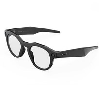 تصویر عینک هوشمند اوکلی متا رنگ مشکی با عدسی شفاف OAKLEY META HSTN 00W8002 