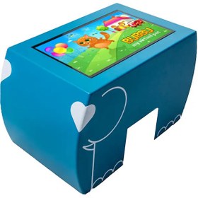 تصویر میز هوشمند بازی و طراحی کودکان 22 اینچ بدنه چوبی TABLE SMART TOUCH KIDS 22INCH