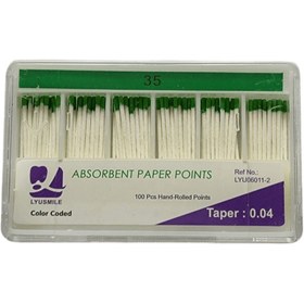 تصویر کن کاغذی لیو اسمایل 4% Lyusmile-Absorbent PaperPoints 