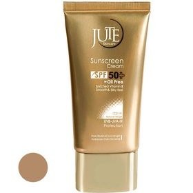 تصویر کرم ضد آفتاب پوست‌های چرب ژوت SPF50 بژ طبیعی ۴۰ میلی لیتر Jute Sunscreen Cream For Oily Skin Natural Beige SPF50 40ml