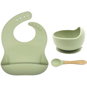 تصویر ست ظرف غذای سیلیکونی کودک ۷ تکه 