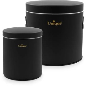 تصویر سطل قند و شکر مشکی یونیک 